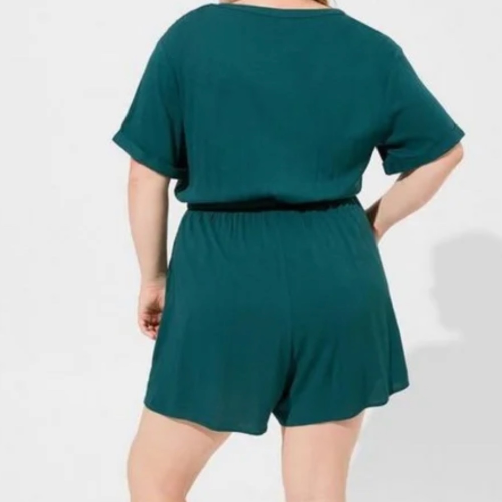 Torrid Button Front Romper - Picture 2 of 5